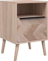 vidaXL - Finori - Finori - Dressoir - Lusk - 61A - 38,5x38,5x57 - cm - sonoma - eikenkleurig