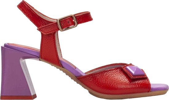 Hispanitas Mallorca Violet-Rood Sandaal