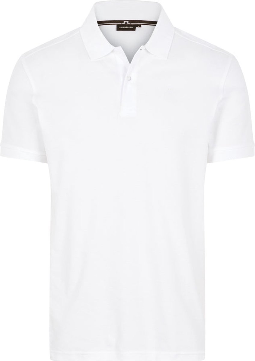 J.lindeberg Men Troy St Pique Polo Shirt White