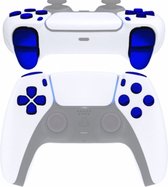 Skins de console CS - Boutons du contrôleur PS5 - Chrome Blauw - Set de boutons 11 en 1