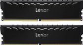 Lexar Thor LD4U08G36C18LG-RGD - Geheugen - DDR4 - 16 GB: 2 x 8 GB - 288-PIN - 3600 MHz / PC4-28800 - CL18 - 1.35V - XMP 2.0 - zwart