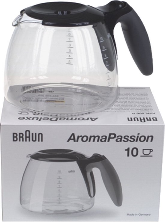 Braun Koffiekan KFK500 voor AromaPassion - Zwart