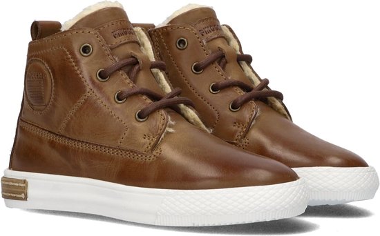 Pinocchio P1109 Jongens Veterschoenen Wit/Beige Leer – Snelle levering