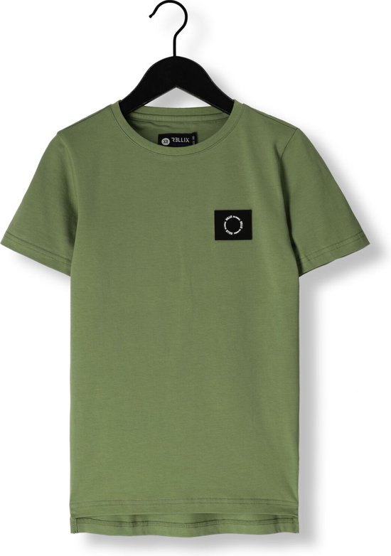 Rellix T-shirt Ss Basic Polo's & T-shirts Jongens - Polo shirt - Groen - Maat 164