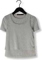 Frankie & Liberty Maevy Tee Tops & T-shirts Meisjes - Shirt - Grijs - Maat 152