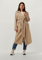 Notre-V Nv-daron Belted Coat Jassen Dames - Zomerjas - Camel - Maat S