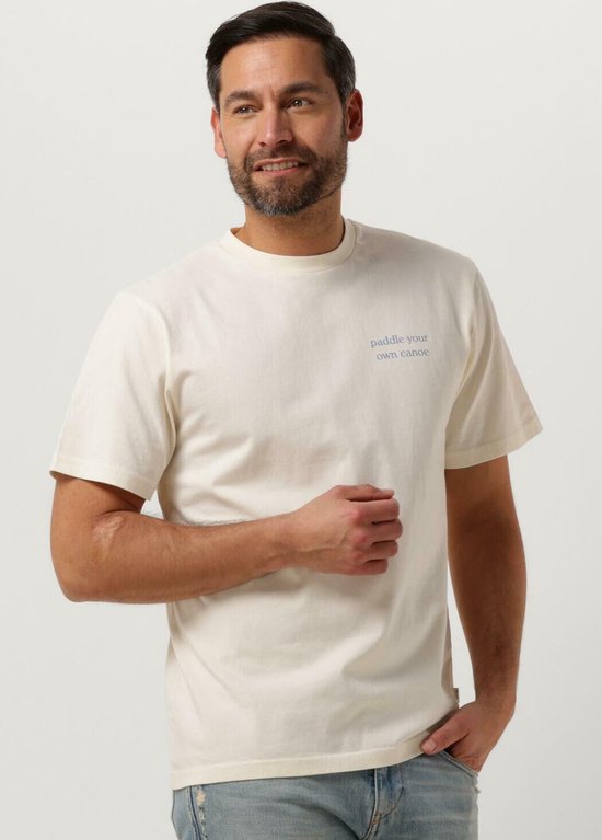 Forét Tip T-shirt Polo's & T-shirts Heren - Polo shirt - Gebroken wit - Maat XL