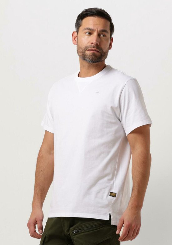 G-Star Raw Nifous R T Polo's & T-shirts Heren - Polo shirt - Wit - Maat S