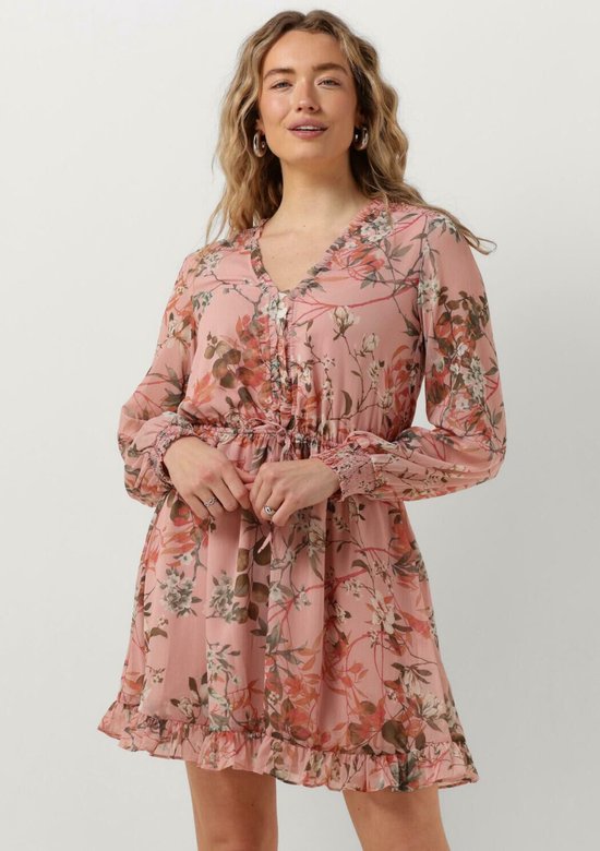 Guess Ss Vanessa Flare Dress Robes Femme - Rok - Robe - Rose Clair - Taille S