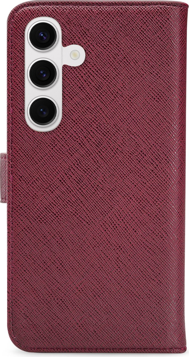 My Style Telefoonhoesje geschikt voor Samsung Galaxy S24 Plus Hoesje | My Style Flex Wallet Bookcase Portemonnee | Pasjeshouder voor 3 Pasjes | Telefoonhoesje voor Pinpas / OV Kaart / Rijbewijs - Bordeaux | Bordeaux rood