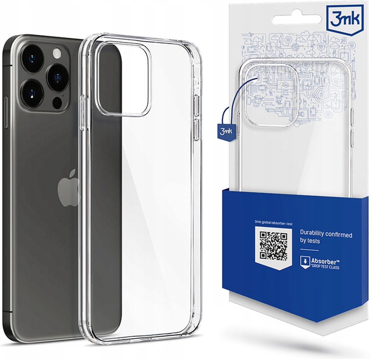 Telefoonhoesje voor Apple iPhone 15 Pro - 3mk Clear Case
