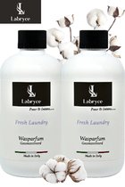 Labryce® Geconcentreerd Wasparfum Fresh Laundry 2 x 250 ml - Extra Langdurige geursensatie - Ook in Wasparfum Proefpakket - voor 100 Wasbeurten