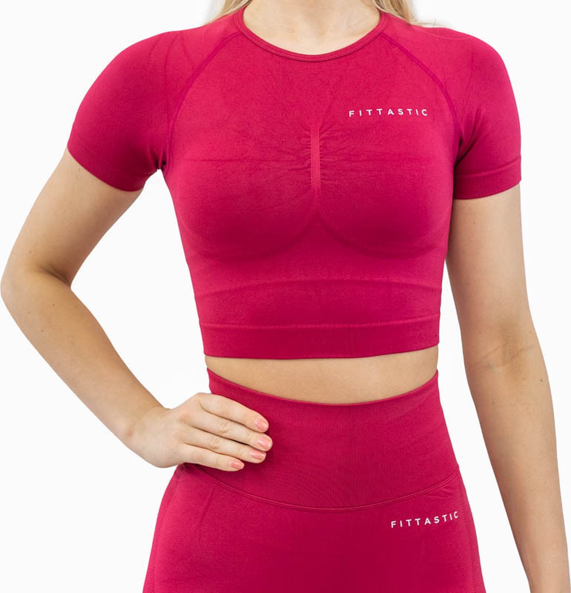 Fittastic Sportswear Shirt Wine Red - Rood - L