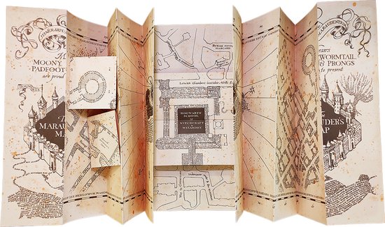 Wizarding World - Harry Potter - Carte du Maraudeur
