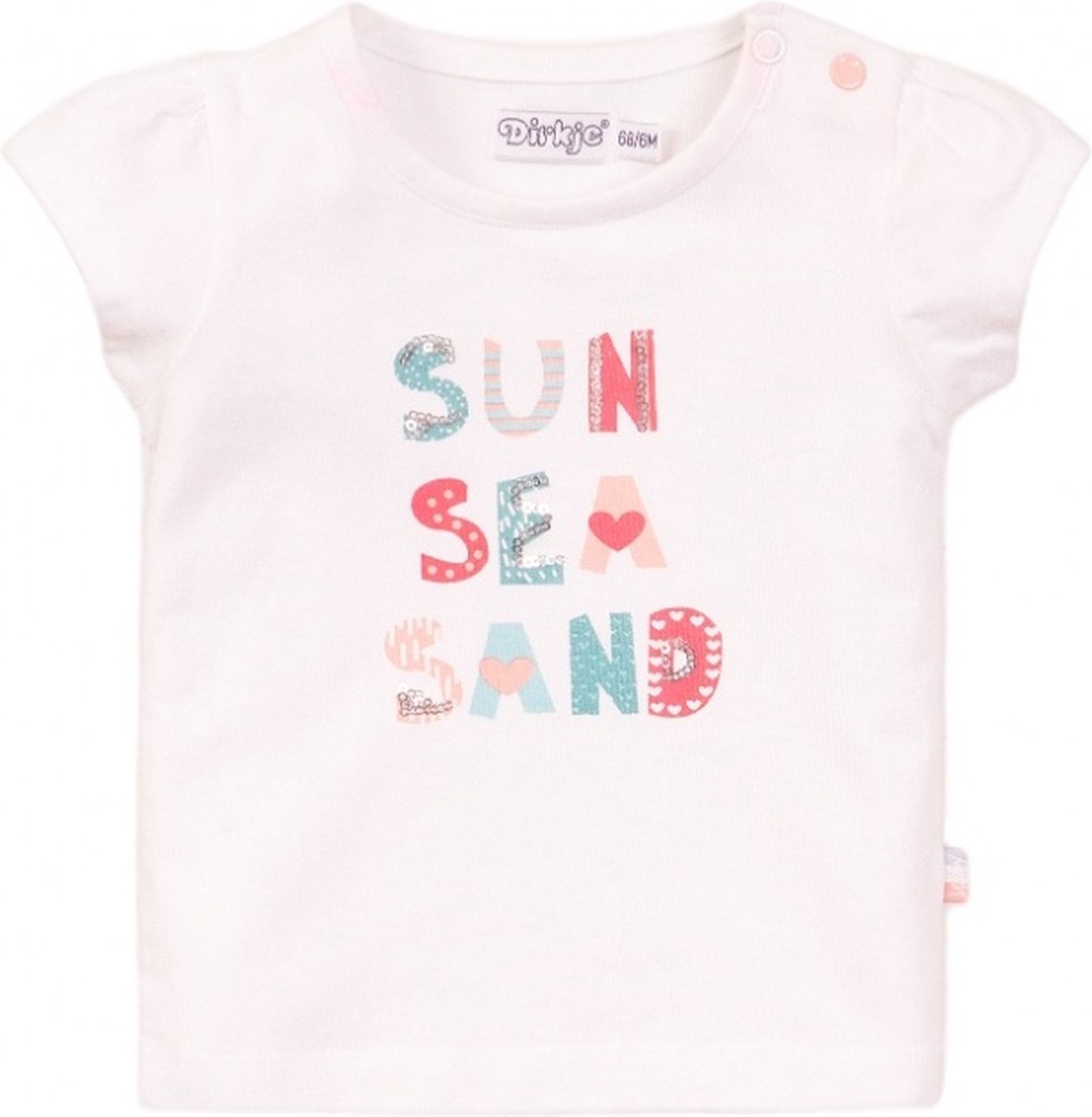 Dirkje meisjes shirt "Wild", maat 56