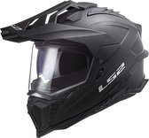 LS2 MX701 Explorer Solid Matt Black ECE 22.06 S - Maat S - Helm