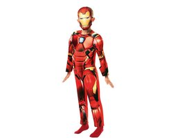 Iron man kostuum kind deluxe.