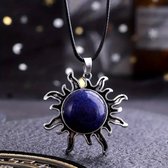 Lapis Lazuli - Natuurlijke zonnen kristallen ketting - geboorte steen - zon - spiritueel