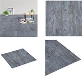 vidaXL Vloerplanken zelfklevend 5-11 m² PVC marmerpatroon grijs - Vloerplank - Vloerplanken - Vloertegel - Vloertegels