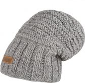 Shakaloha Gebreide Wollen Muts Heren & Dames Beanie Hat van schapenwol met polyester fleece voering - Ben Beanie Antracite Unisex - One Size Wintermuts