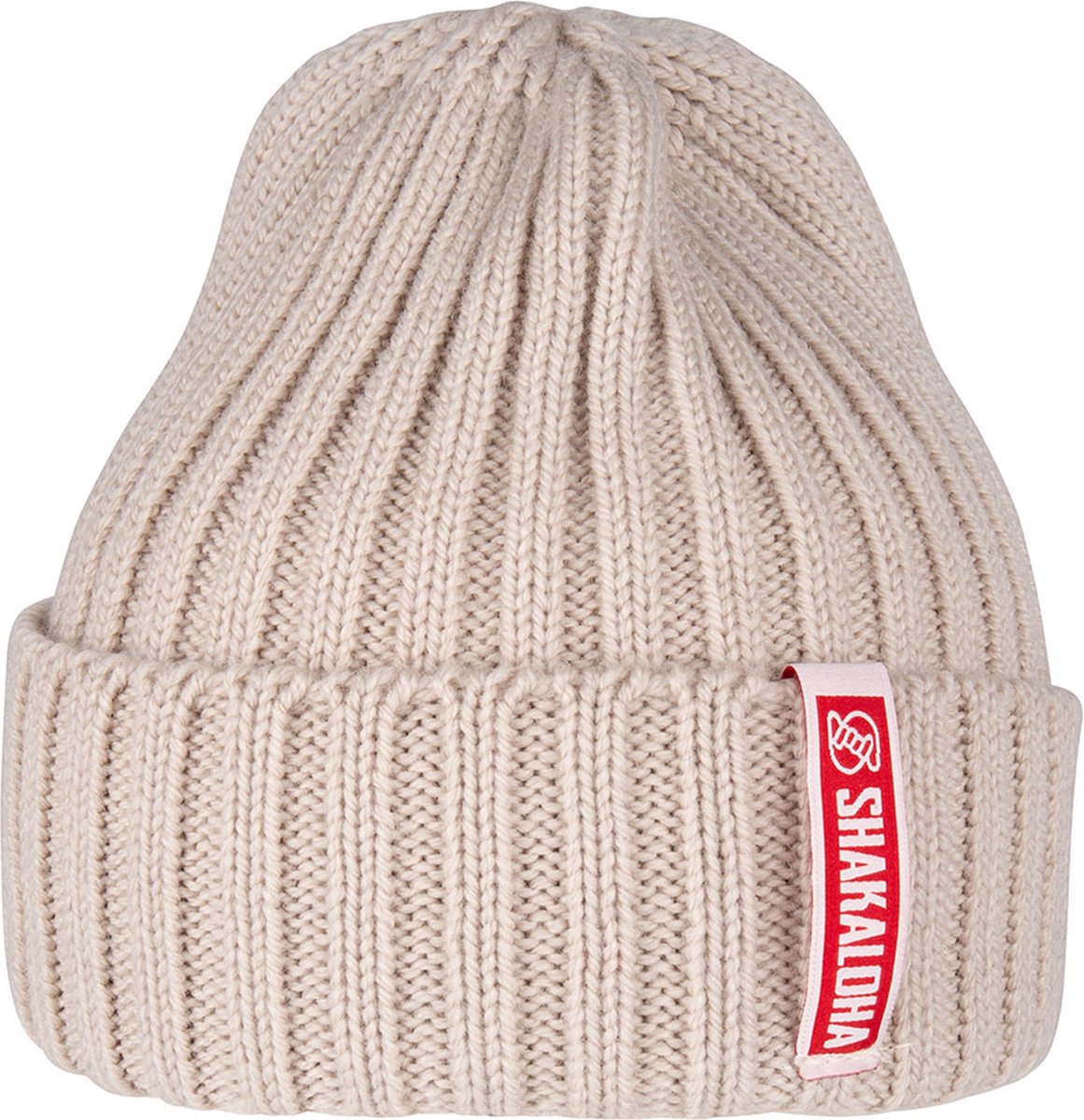 Shakaloha Gebreide Wollen Muts Heren & Dames Beanie Hat van merino wol zonder voering - Bottle Beanie Mrn Navy Unisex - One Size Wintermuts
