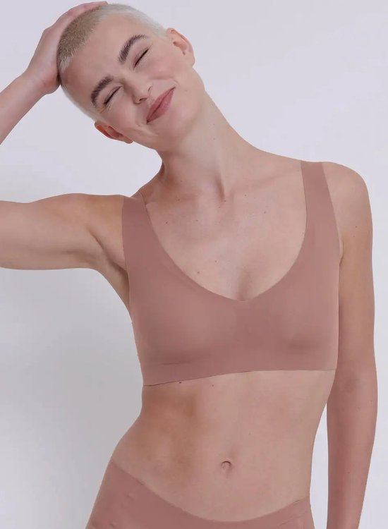 sloggi ZERO Feel 2.0 Bralette Soutien-Gorge Femme - CACAO - Taille L