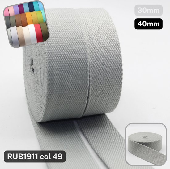 CEINTURE SAC DE 3 MÈTRES EN COTON 4CM