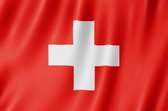 New Age Devi - Zwitserse Vlag - 90x150cm - Originele Kleuren - Sterke Kwaliteit - Incl. Bevestigingsringen - Zwitserland Flag