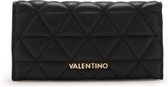 Valentino Bags Carnaby Dames drukknop portemonnee Kunstleer - Zwart