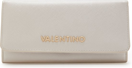 Valentino Bags Divina Dames drukknop portemonnee Kunstleer - Wit