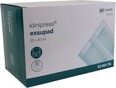 Pack économique 4 X Klinion Exsupad, compresse absorbante pour plaies, 20 x 20 cm, 50 pièces