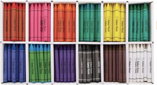 Baker Ross FC889 Regenboog Plastic Opbergbekers - Pak Van 12 Knutselbenodigdheden Voor Kinderen Opbergbakjes Voor Pennen Potloden En Verfkwasten