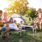 draagbare campingtafel voor strand, wandelen, trekking, picknick, backpacking, camping, sportevenementen 90*60cm(2 Höhe)