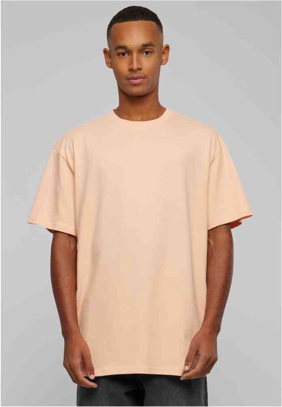 Urban Classics - Heavy Oversized Heren T-shirt - L - Roze