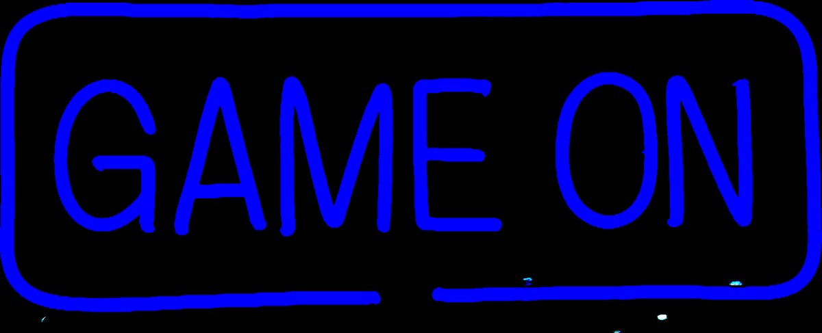Groenovatie LED Neon Verlichting Bord "Game On" - Incl. Adapter - 50x20cm - Blauw