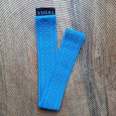 XSIERA - Handdoek elastiek - Turquoise - strandbed elastiek - Elastische band strandlaken - Strandknijpers - Strand knijper - Towelband - Towelstrap - moederdag