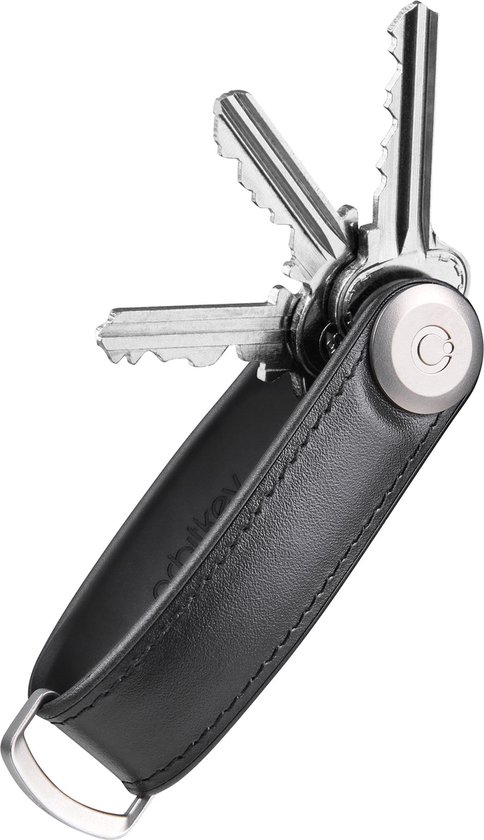 ORBITKEY | Hybrid Leather Key Organizer | Sleutelhanger | Sleuteltasje | Black | Zwart - Orbitkey