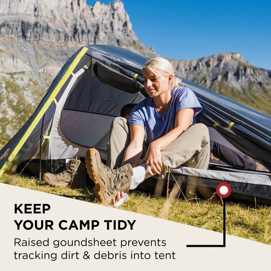 Coleman Bedrock 2 tent – lichtgewicht tent – waterdicht en compact — afbeelding 5