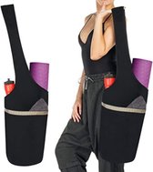 Bol.com Velox Yogamat tas - Yogatas groot - Yoga mat tas - Zwart aanbieding