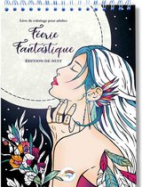 Colorya Kleurboek voor Volwassenen Fantasy Night Editie - A4 - Anti Stress, Zen - Bezig Kleurboek voor Volwassenen - Kleurboek voor Volwassenen