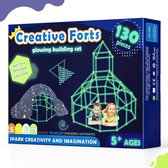 Outdoor Constructiespeelgoed - DIY Creatieve Set voor Kinderen-Constructiespeelgoed-130 stuks-Kunststof