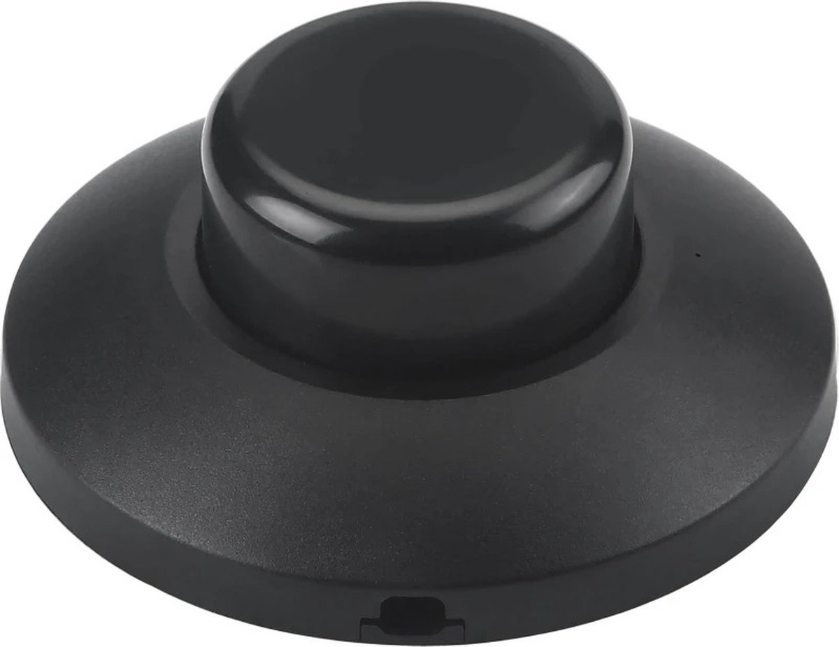 Rotary Foot Dimmer Trailing Edge LED 0-75W Black