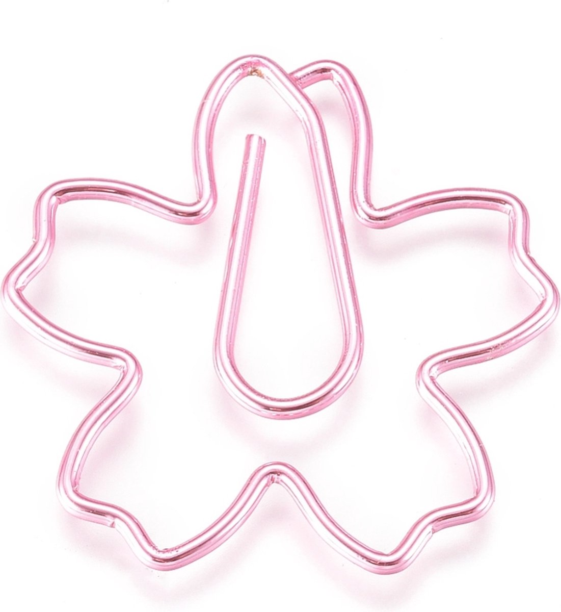 Sakura Bloem Roze Paperclips - Leuke Schattige Paperclips in geschenkverpakking - Kersenbloesem - 5 Stuks - Merkloos