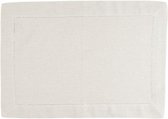 Linen & More - Placemats 'Indi' (35cm x 50cm, Set van 4, Ivory)