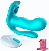 LeAmoria® 3 in 1 Dildo met Afstandsbediening - Vibrators - INCLUSIEF SEX E-BOOK VOOR VROUWEN - Dildo's - Vibrators voor Vrouwen - Sex Toys voor Koppels - G-Spot & Anale Vibrator - Erotiek