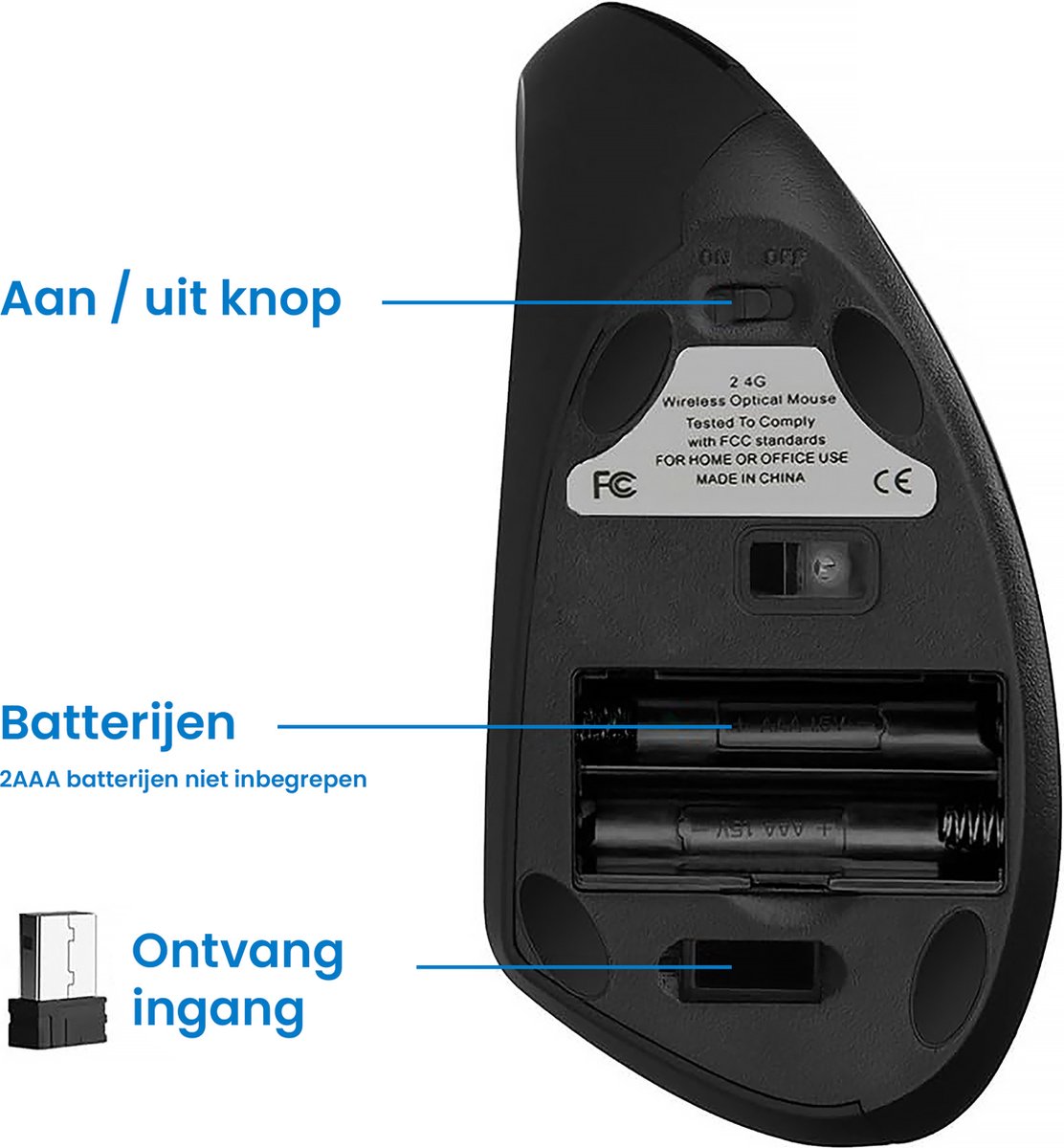 YONO Ergonomische Muis - Verticale thumbnail 5