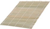 1x Sushi oprol matten bamboe hout 24 cm - Keuken/kookbenodigdheden - Sushi maken benodigdheden - Sushimatjes - Sushi oprolmatten
