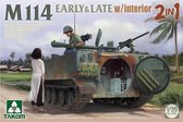 1:35 Takom 2154 M114 early & late type with Interior Plastic Modelbouwpakket