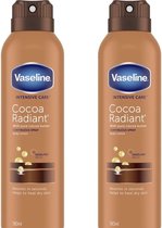 Vaseline Lait Corporel Spray & Go - Cacao 2 x 190 ml