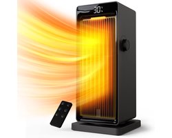 Stille Elektrische Verwarming met Snelle 2s Verwarming - Incl. Afstandsbediening -…